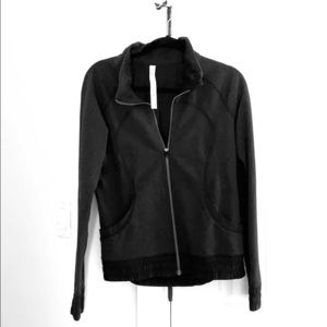 LIKE NEW lululemon jacket in dark gray and black.